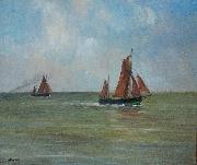 unknow artist North Sea off Ostend France oil painting artist
